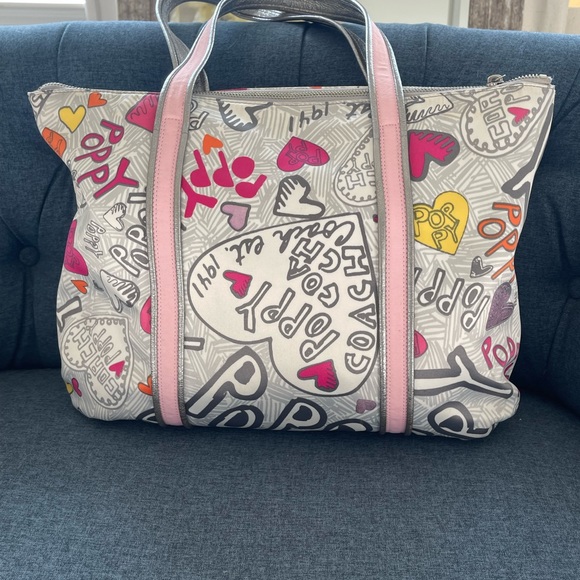Poppy Collection Coach Large tote - Picture 2 of 2